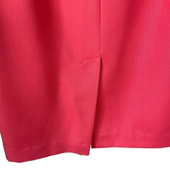 PENDLETON Pencil Skirt Size 6 Kick Pleat Invisible Zipper Salmon Color - Picture 8 of 13